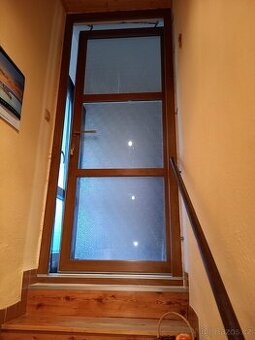 Plastové dveře +okno