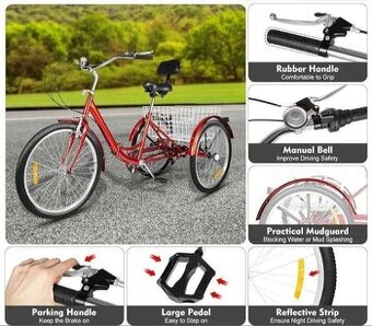 Nová skládací tříkolka pro seniory