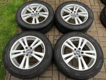 4x alu disky 5x108 R17, zímní pneu 70%