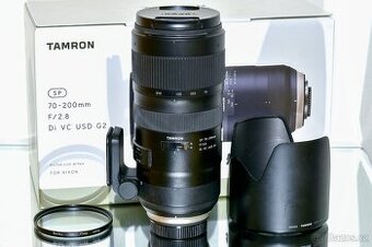 Nikon Tamron SP 70-200mm f/2,8 G2 + UV Kenko TOP STAV