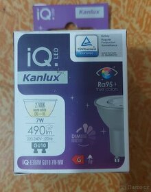 led žárovka Kanlux 7W, 2700K, 490ml, teplá bílá