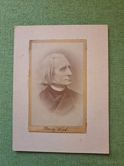 Franz Liszt- kabinetka z atelieru  Fritz Luckhard