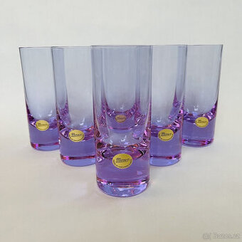 Moser Whisky Set 6x sklenice 200ml, barva Alexandrit