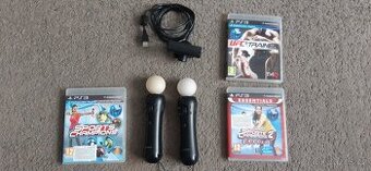 PS3 ovladace a kamera