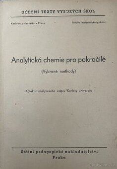 Analytická chemie pro pokročilé (vybrané methody)