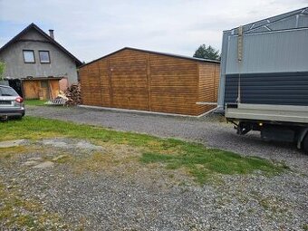 Plechová garáž 9x5m