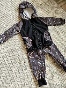 Softshellová souprava Yháček Origami medvěd vel. 86