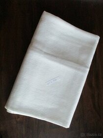 Ubrus bílý vánoční 130x160 cm