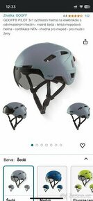 GOOFF PILOT 3v1 rychlostní helma pro moped nebo elektrokolo