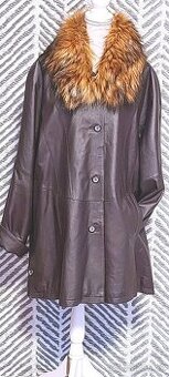 DÁMSKÝ KOŽENÝ KABÁTEK - AVITANO - vel. 48