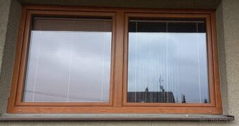 Okna - zlatý dub - dvojsklo