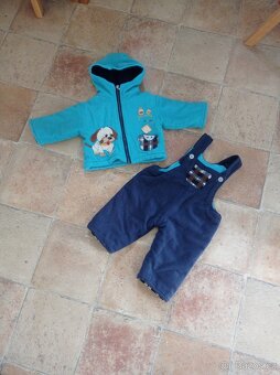 Dupačky a bunda teplé