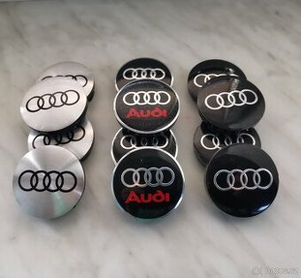 Středové krytky Audi do kol škoda 56mm pokličky