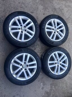VW sada ALU R16 5x112 + letní pneu 205/55 R16