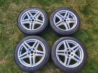 Použitá alu kola 17" BORBET XR s letním pneu CONTINENTAL