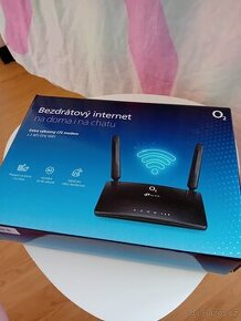 WiFi router od společnosti O2 vhodný pro bezdrátový internet