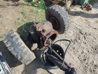 Malotraktor domácí výroby podvozek Desta 1622N