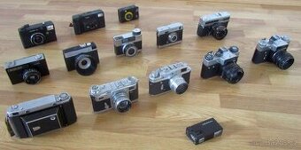 Zorkij, Zenit, Moskva, Kiev, Sokol +fotoaparáty CCCP skupina