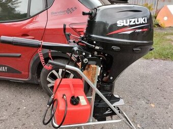 Lodní motor Suzuki 15Ps 4T + přísl. - 1A top stav