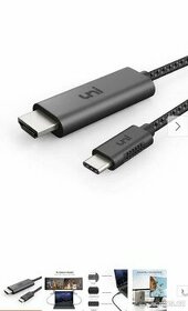 UNI Kabel Adaptér USB-C na HDMI 4k 60Hz 1.8m