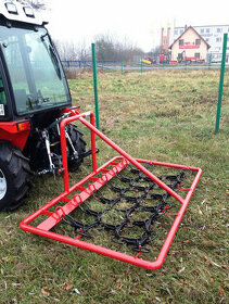 Luční brány za traktor, malotraktor - záběr 2 metry