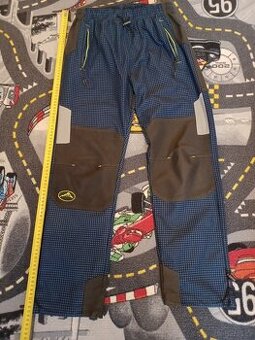 Softshell kalhoty kugo 158 modrá kapsa