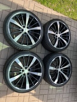 4x alu disky 5x108 R19, pneu 70%