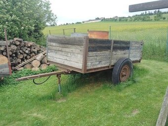 Prodám dvoukolku za traktor - 1