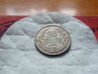 20 FILLER FR.JOSEF 1908 TOP STAV - 1