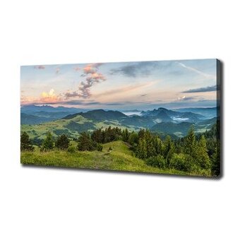 Foto obraz na plátně Panorama Pienin 140x70 cm