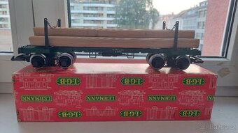 LGB 4066 - 4nápr. vůz na přepravu kmenů, trámů vč.obalu - 1