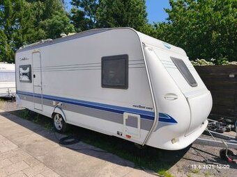 Hobby 540 - prostorný rodinný karavan, 100km/hod