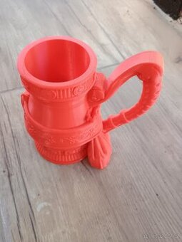 Korbel Fenixa – 3D model dekorativního hrnku