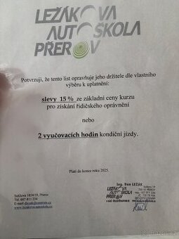 Slevový kupon