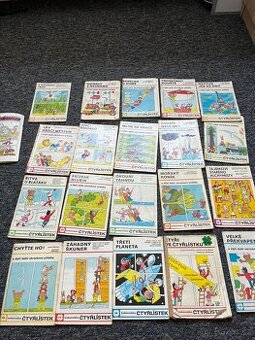 Staré komiksy čtyřlístků-21ks