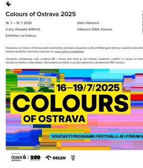 Colours of Ostrava 2025
