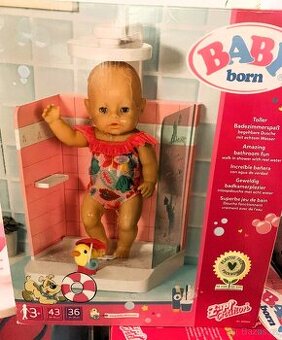 BABY born® Sprchový kout – interaktivní doplněk pro panenky