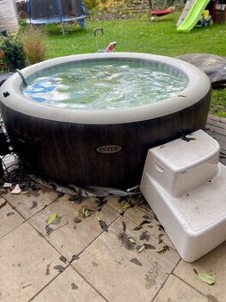 Vířivka Intex Pure SPA Bubble Massage Greywood Deluxe