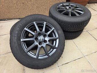 4x zimní pneu Pirelli 195/65 R15 91H + ALU disky RIAL MILANO