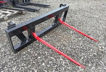 VIDLE NA BALÍKY DO ČELNÍHO NAKLADAČE S EURO ÚCHYTEM A HROTY