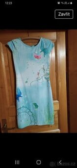 Krásné dámské šaty s motýly-nové