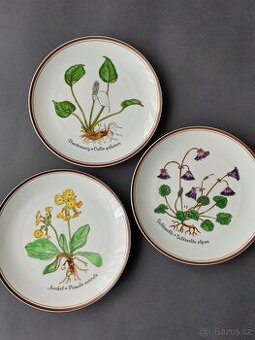 Sbírka dekorativních talířů Rosenthal "Alpine Flora Botanic
