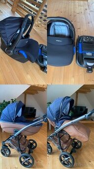 Kočárek 2v1 + vajíčko a základna isofix
