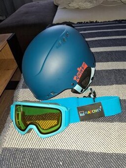 Dětská helma a brýle