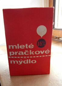 MLETÉ PRAČKOVÉ MÝDLO - PŮVODNÍ BALENÍ - NEROZBALENO - RETRO