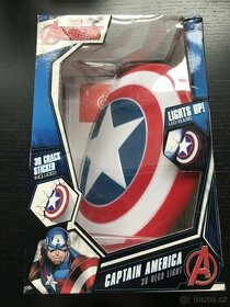 Nástěnné svítidlo Marvel Captain Amerika štít 3D - 1