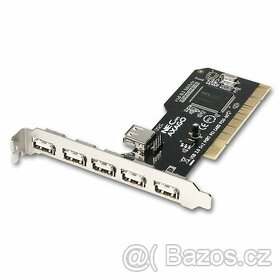 AXAGON PCIU-60 PCI karta 5+2x USB2.0