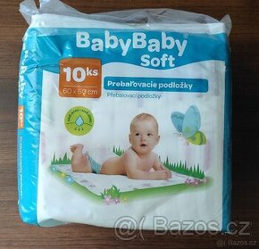 Jednorázové přebalovací podložky Baby Baby soft 10 ks (60x60