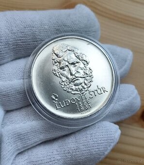 Stříbrná pamětní mince Československa 500kčs Ludovit Štúr 19