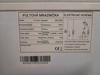Pultová mrazák Nordline _ stáří 6 let